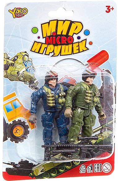 

Солдатик Yako Toys Набор военный с 2 солдатиками К93745