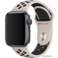 Ремешок Apple Nike 40 мм (песчаная пустыня/черный, S/M и M/L) MWU82