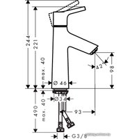 Смеситель Hansgrohe Talis S [72021000]