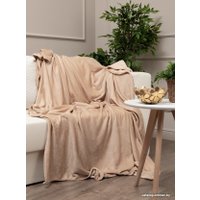 Плед Tex Republic Absolute Однотонный Фланель 1.5 24850 (бежевый)