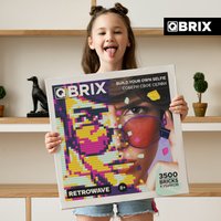 Фотоконструктор QBRIX Retrowave 50004 (3500 эл)