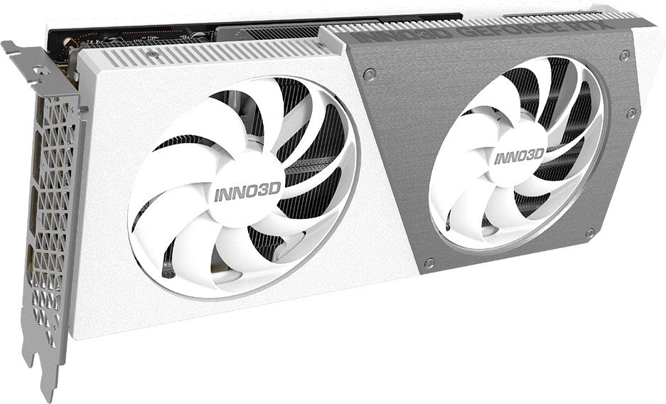 

Видеокарта Inno3D GeForce RTX 4070 Ti Super Twin X2 OC White N407TS2-166XX-186156W