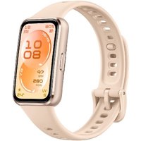 Фитнес-браслет Huawei Band 11 (бежевый алюминиевый корпус, с бежевым силиконовым ремешком, международная версия)