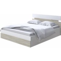 Кровать PROxSON Milton с ПМ 140x190 (белый/ясень шимо светлый)