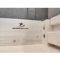 Угловой диван Nord Star Айва Барселона левый (велюр, синий)