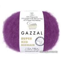 Пряжа для вязания Gazzal Super kid mohair new 64416 25 г 237 м (фиолетовый)