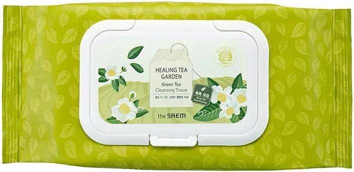 

The Saem Healing Tea Garden Green Tea Cleansing Tissue (60 шт)