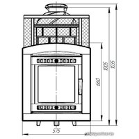 Банная печь Prometall Атмосфера XL (сетка нержавейка)
