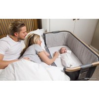 Приставная детская кроватка Tutti Bambini CoZee (oak and charcoal)