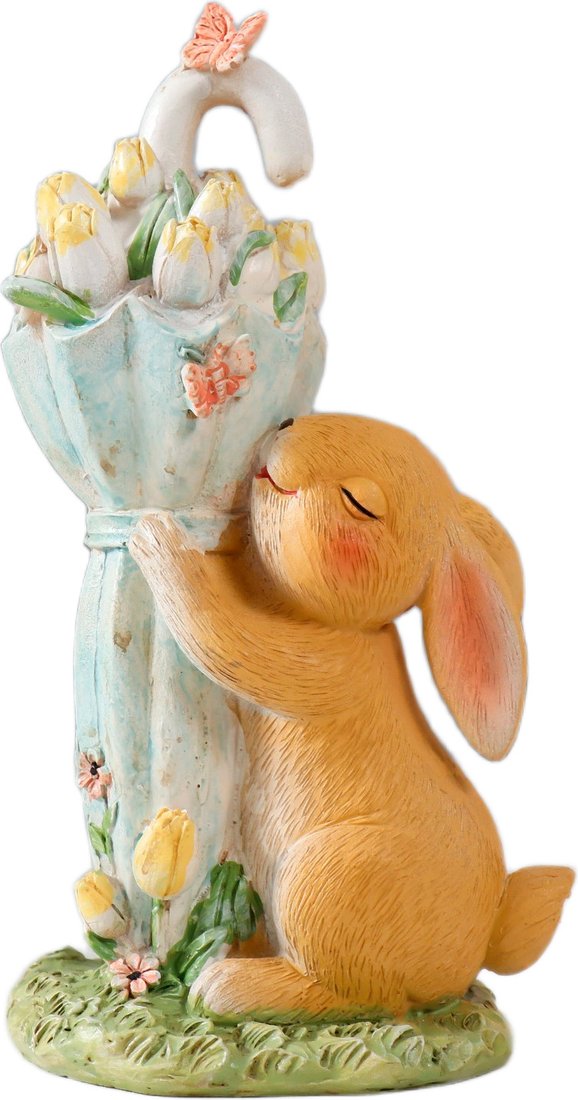 

Статуэтка Sima-Land Зайка у зонта с тюльпанами 9759331