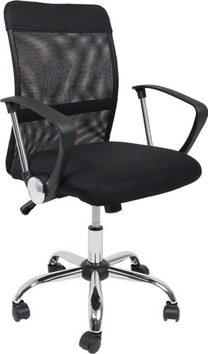 Офисное кресло AksHome Aria light Eco (черный/сетка черный)