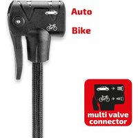 Насос ножной велосипедный Heyner PedalMax PRO (красный)