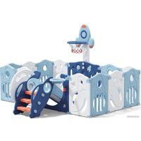 Игровой манеж UNIX kids SUPREME Space 160x160 Blue