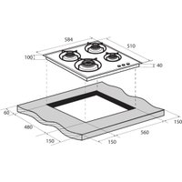 Варочная панель ZUGEL ZGH603W в Лиде