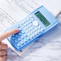 Инженерный калькулятор Deli D82MS (голубой)