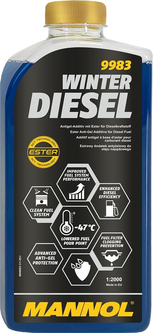 Присадка в топливо Mannol Winter Diesel 1000мл