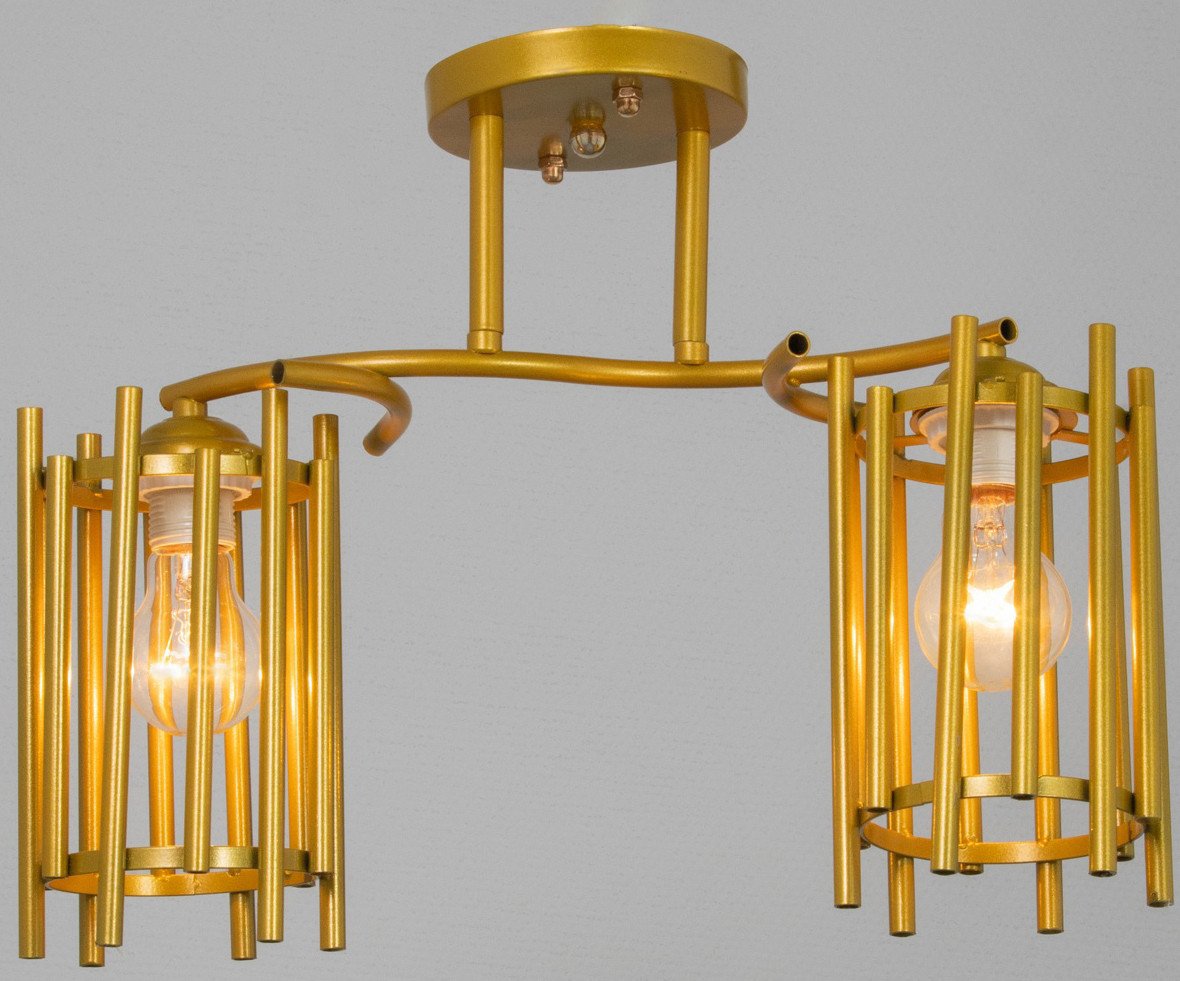 

Припотолочная люстра BayerLux Элизабет 10666508 (золото)