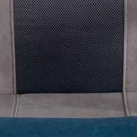Офисное кресло TetChair Aviator (флок, ткань, синий/серый 32/29/W2-1)