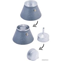 Гейзерная кофеварка Kamille KM 2518GR