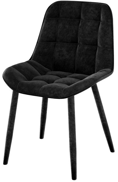 

Стул ВВР Бостон-М (черный/черный, велюр)