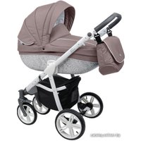 Универсальная коляска ROAN Bass B2 (2 в 1, latte/white)
