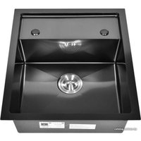 Кухонная мойка Gerhans K36050B-X (черный)
