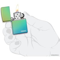 Зажигалка Zippo Classic High Polish Teal Zippo Logo 49191ZL