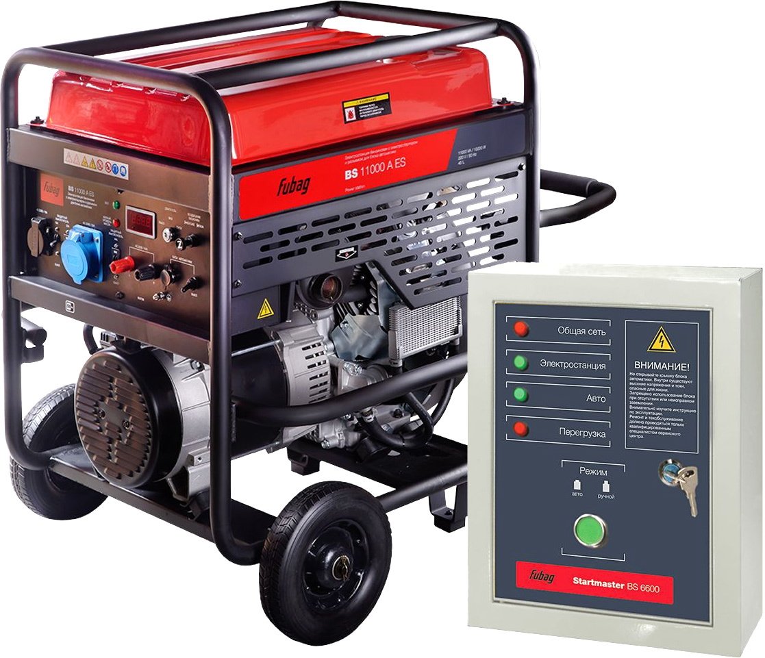 

Бензиновый генератор Fubag BS 11000 A ES + Startmaster BS 6600