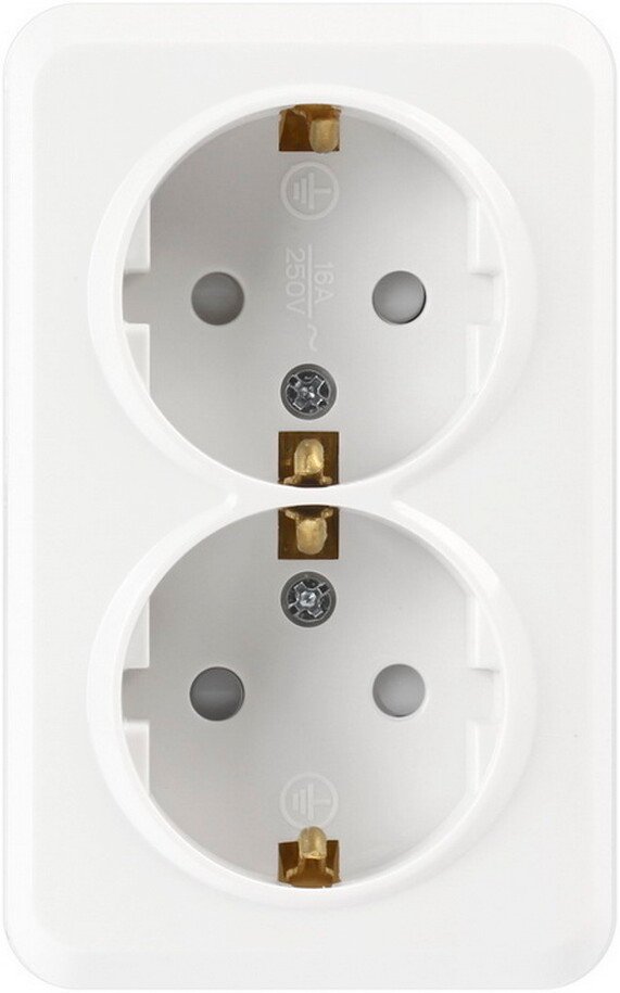 

Розетка SmartBuy Юпитер SBE-03w-16-S2-1Z