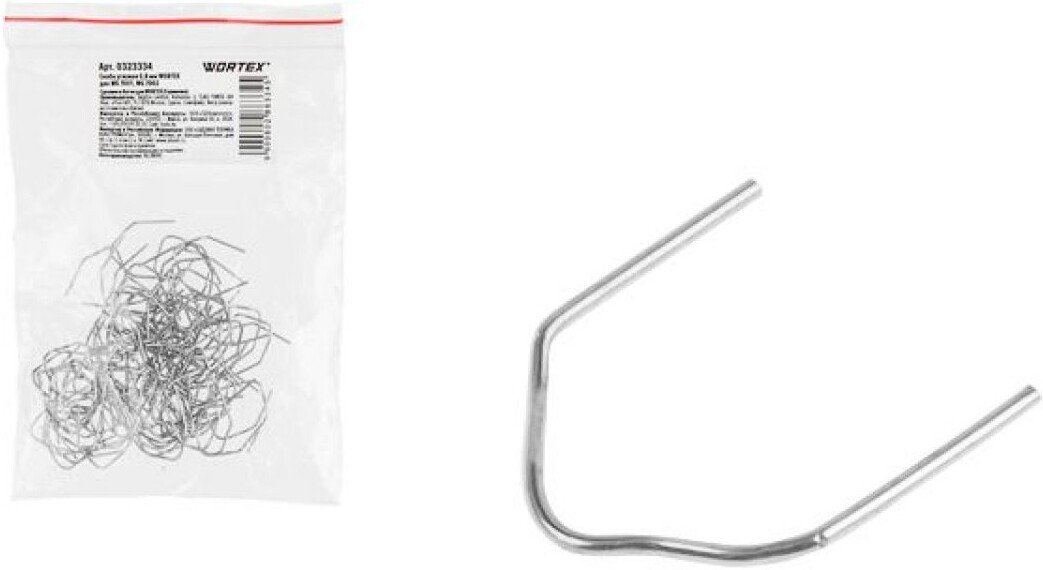 

Скоба Wortex угловая для WG 7001, WG 7002 0323334 (100 шт)