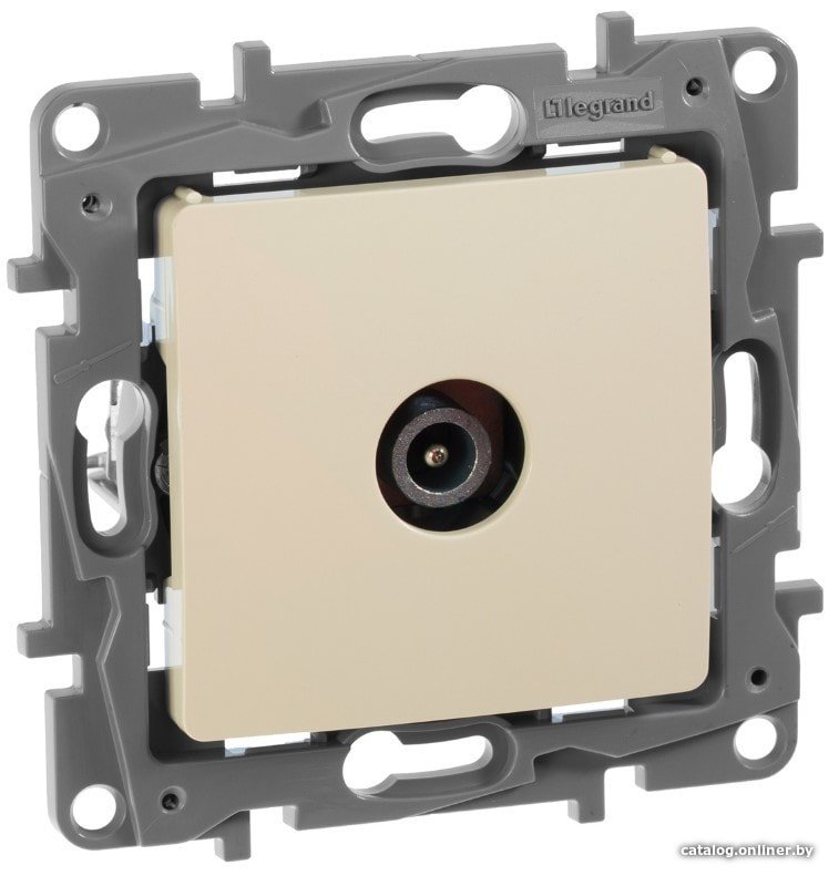 Розетка телевизионная Legrand Etika 672365 (Cлоновая кость)
