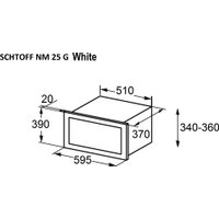 Микроволновая печь Schtoff NM 25 G White