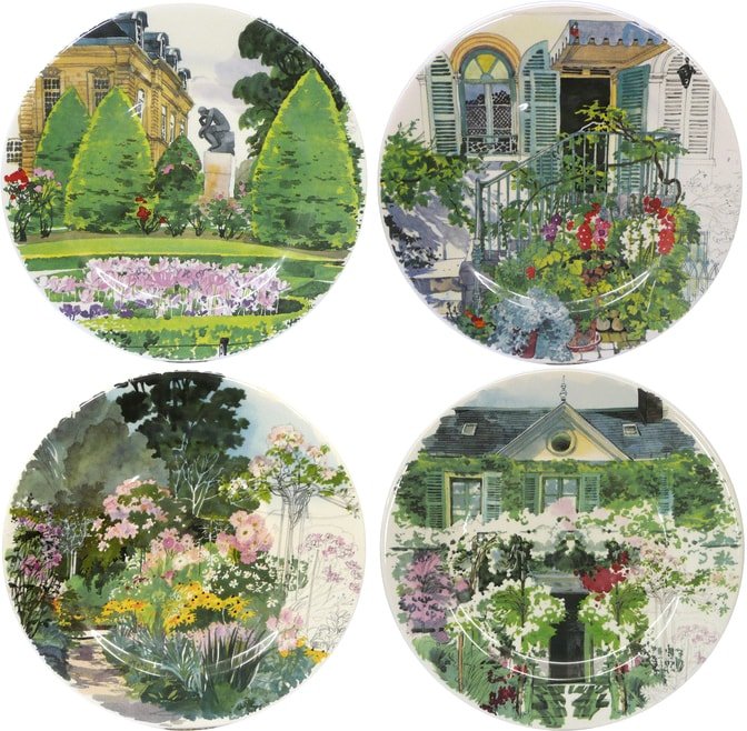 

Набор обеденных тарелок Gien Paris A Giverny 1738B4AD50
