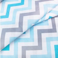 Декоративная подушка Мебельград Соня 20x60 (зигзаг небесный)