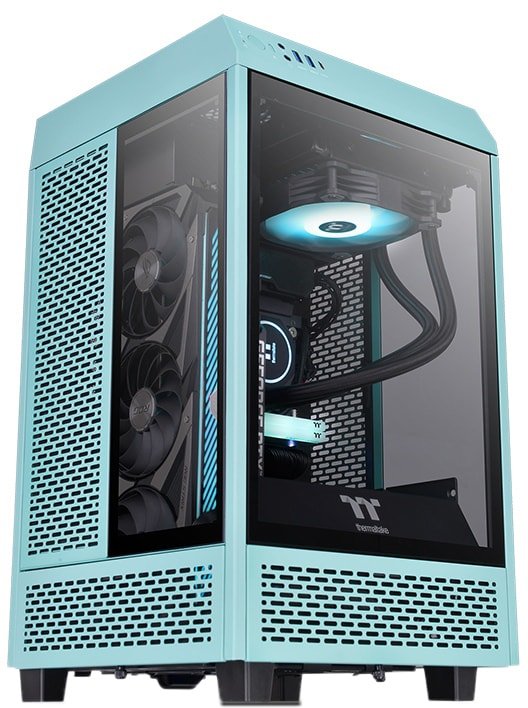 

Корпус Thermaltake The Tower 100 Mini Turquoise CA-1R3-00SBWN-00