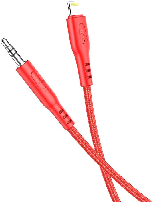 

Кабель Hoco UPA18 Lightning - Jack 3.5 (1 м, красный)