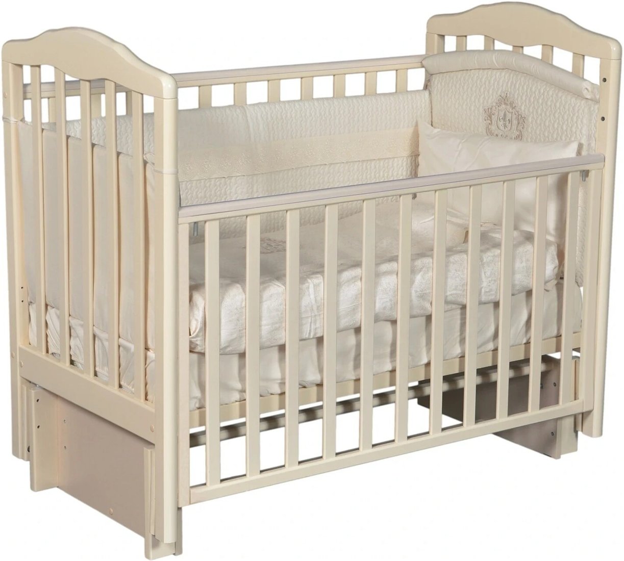 

Классическая детская кроватка Антел Алита-3/5 (слоновая кость)