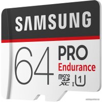 Карта памяти Samsung PRO Endurance microSDXC 64GB + адаптер