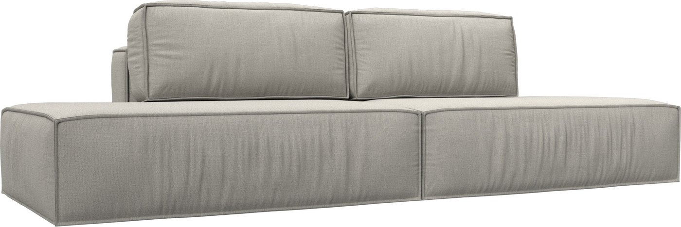 

Диван Лига диванов Прага лофт 125017 (рогожка амур бежевый)