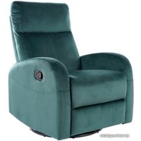Реклайнер Signal Olimp Velvet Bluvel 78 (зеленый)