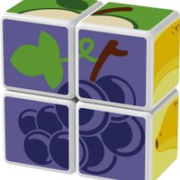 Развивающая игра Geomag Магнитные кубики фрукты GM131