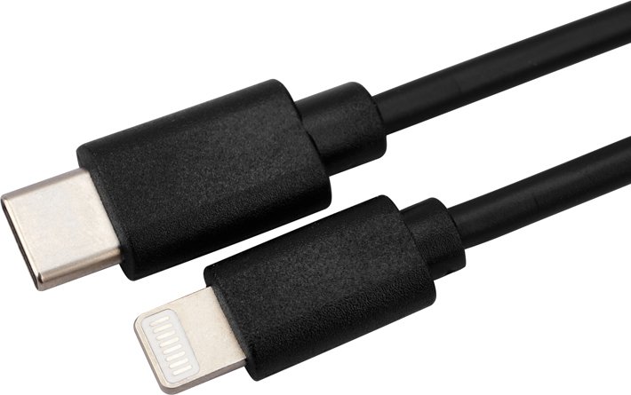 

Кабель Rexant 18-1827 USB Type-C - Lightning (1 м, черный)