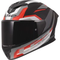 Мотошлем LS2 FF820 Rapid III Hyper (L, черный/красный)