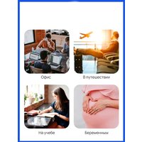 Подушка для сидения RoadLike Travel Support 345692 (черный)