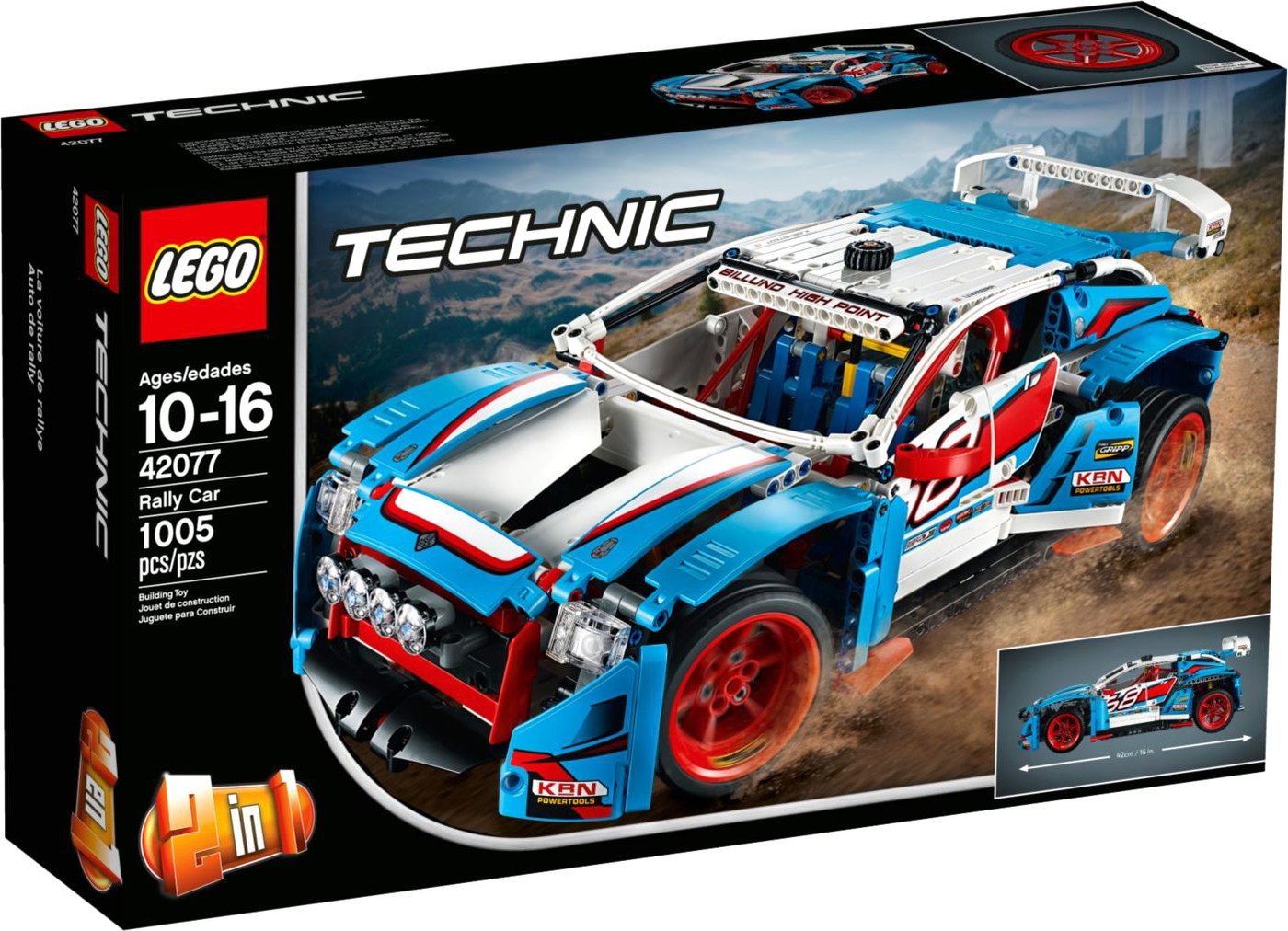 

Конструктор LEGO Technic 42077 Гоночный автомобиль