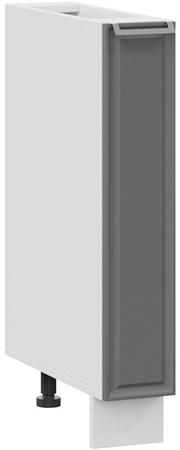 

Шкаф напольный Трия Белладжио 1Н15К (белый/софт графит)