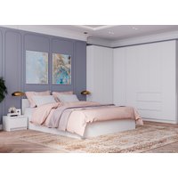 Кровать ДСВ Мори КРМ 1600.1 (белый)