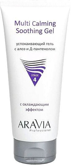 

Aravia Гель для лица Professional Multing Calming Soothing Gel с Алоэ и Д-пантенолом 200 мл