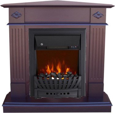 

Каминокомплект Smolcom Brighton Corner STD-ASP с Aspen Black (махагон коричневый антик)