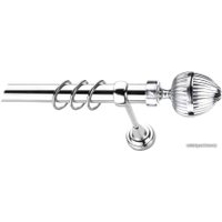 Карниз для штор Lm Decor Одеон (хром, гладкая, 1.8м 25мм, 1 ряд)